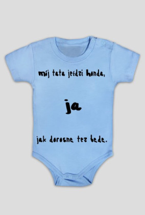 Body niemowlece Model HO/KID