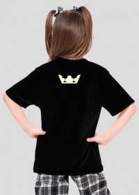Saab King + korona dla dziewczynki białe napisy
