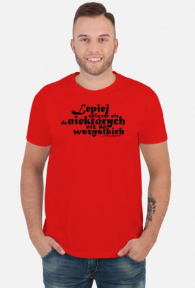 T-shirt Męski Do niektórych
