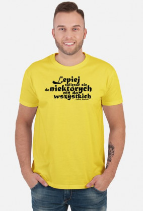 T-shirt Męski Do niektórych