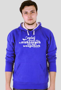 Hodie Męski Do niektórych Niebieski