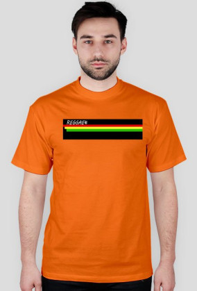 Koszulka z napisem Reagge