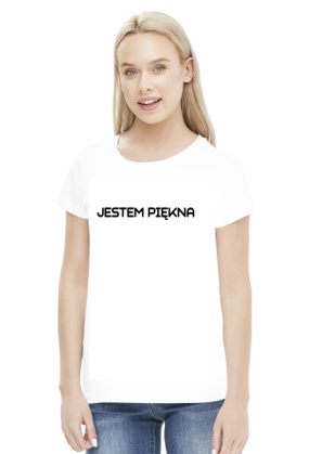 Koszulka damska- Jestem piękna