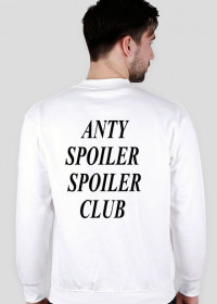 ANTY SPOILER SPOILER CLUB biała bluza