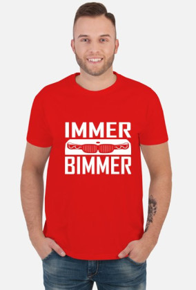 Immer Bimmer (koszulka męska) jasna grafika