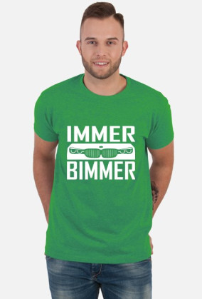 Immer Bimmer (koszulka męska) jasna grafika