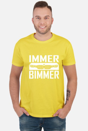 Immer Bimmer (koszulka męska) jasna grafika