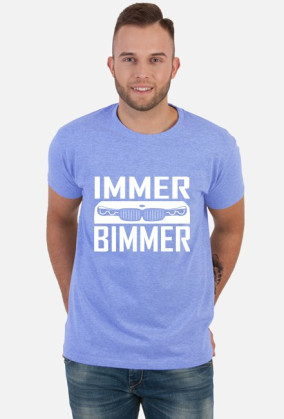 Immer Bimmer (koszulka męska) jasna grafika