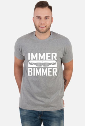Immer Bimmer (koszulka męska) jasna grafika