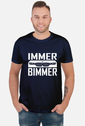Immer Bimmer (koszulka męska) jasna grafika