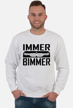 Immer Bimmer (bluza męska klasyczna) ciemna grafika