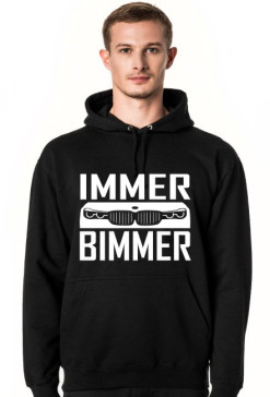 Immer Bimmer (bluza męska kapturowa) jasna grafika