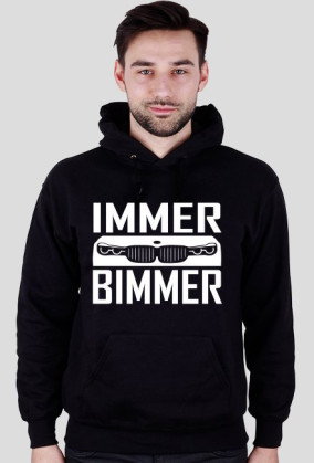 Immer Bimmer (bluza męska kapturowa) jasna grafika