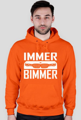Immer Bimmer (bluza męska kapturowa) jasna grafika