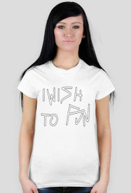 Black On - I Wish T-shirt
