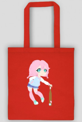 Chibi girl with a baseball bat