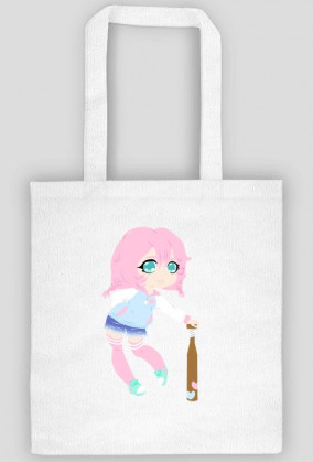 Chibi girl with a baseball bat