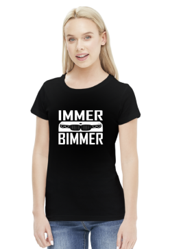 Immer Bimmer (bluzka damska) jasna grafika