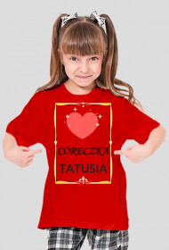 koszulka dziewczęca - córeczka tatusia