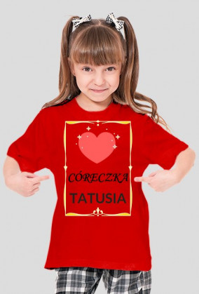 koszulka dziewczęca - córeczka tatusia