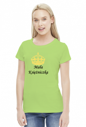 t-shirt damski - mała księżniczka