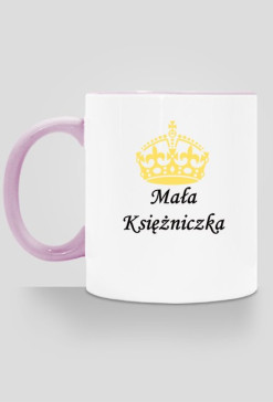 kubek, kolorowe ucho - mała księżniczka