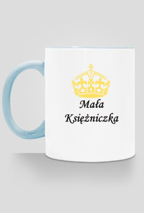 kubek, kolorowe ucho - mała księżniczka