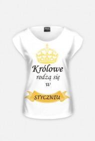 bluzka damska - wysoka jakość ! - królowe rodzą się w styczniu