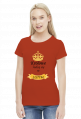 t-shirt damski - królowe rodzą się w lutym