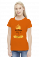 t-shirt damski - królowe rodzą się w lutym
