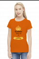 t-shirt damski - królowe rodzą się w lutym