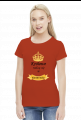 t-shirt damski - królowe rodzą się w kwietniu