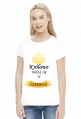 t-shirt damski - królowe rodzą się w czerwcu