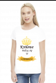t-shirt damski - królowe rodzą się w czerwcu