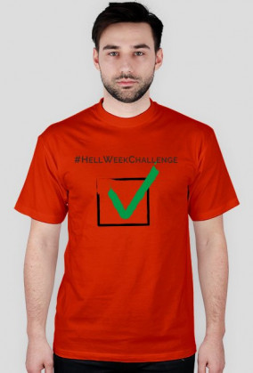 Koszulka #HellWeekChallenge męska