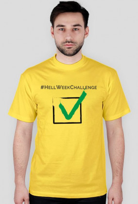Koszulka #HellWeekChallenge męska