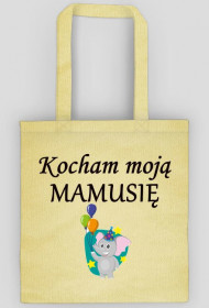torba - kocham moją mamusię, balonik