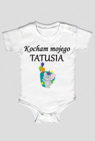 body dziecięce - kocham mojego tatusia, balonik