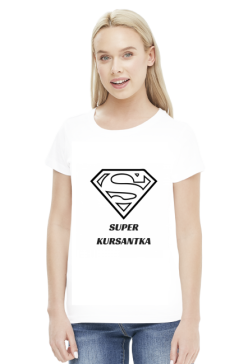 t-shirt damski - super kursantka