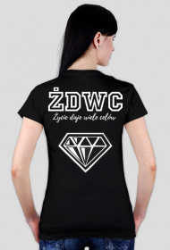 Koszulka Damska black DIMOND VINYL - różne kolory