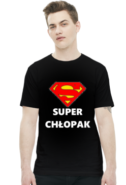t-shirt męski - super chłopak 2