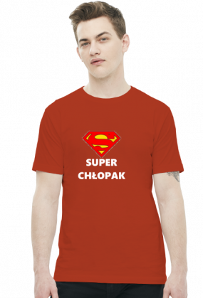 t-shirt męski - super chłopak 2