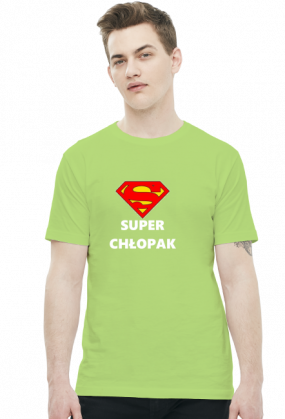 t-shirt męski - super chłopak 2