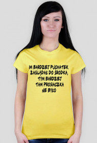 Im bardziej Puchatek zaglądał do środka, tym bardziej tam Prosiaczka nie było