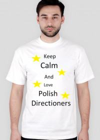 Koszulka z napisem ,, Keep Calm And Love Polish Directioners ''