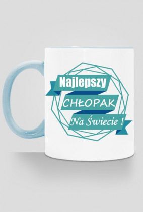 kubek, kolorowe ucho - najlepszy chłopak na świecie