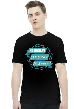 t-shirt męski - najlepszy chłopak na świecie