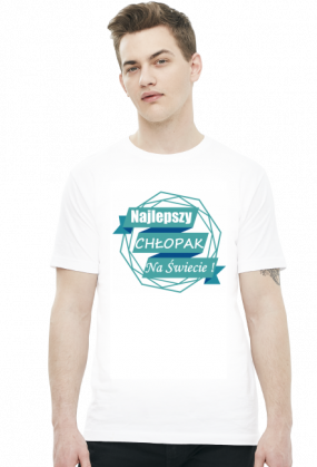 t-shirt męski - najlepszy chłopak na świecie