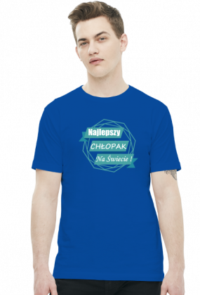 t-shirt męski - najlepszy chłopak na świecie
