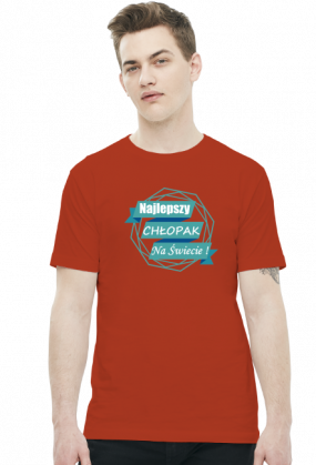 t-shirt męski - najlepszy chłopak na świecie